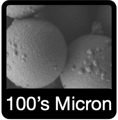 100s micron powder